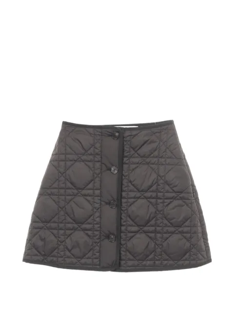 Christian Dior Pre-Owned 2010s Minirock mit Macrocannage-Steppmuster