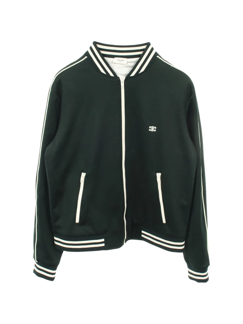 Celine Pre-Owned 2010 Triomphe Sportjacke mit Reißverschluss - Grün