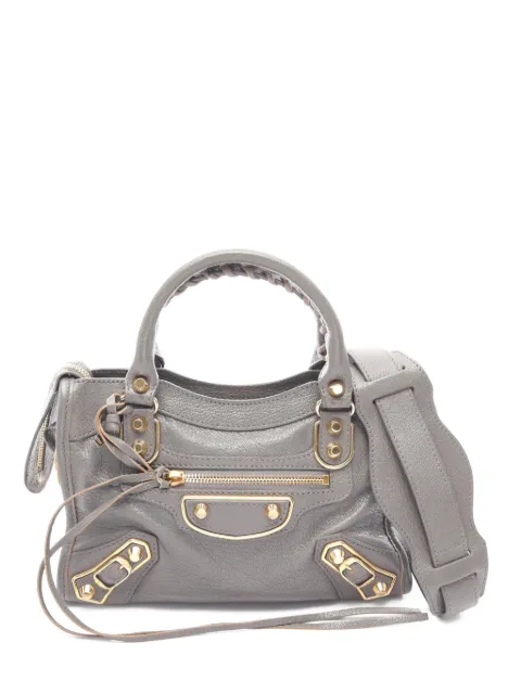 Balenciaga Pre-Owned 2010s mini Metallic Edge City leather tote bag