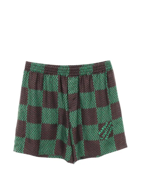 Louis Vuitton Pre-Owned Damier silk shorts