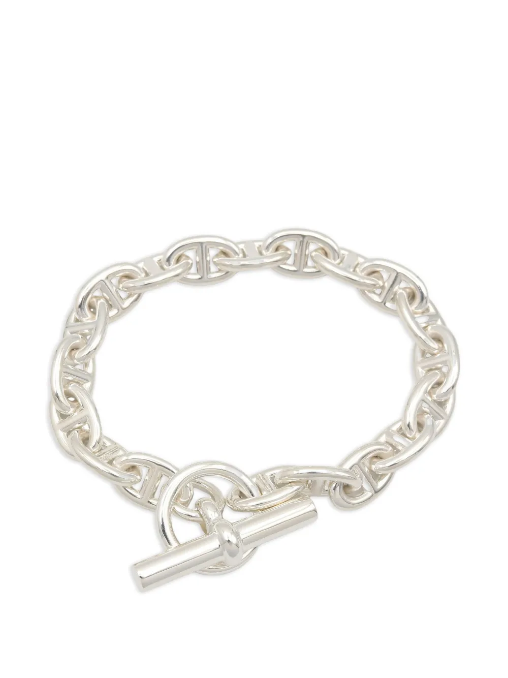 Hermès Pre-Owned Chaîne d'Ancre PM silver bracelet - Argento