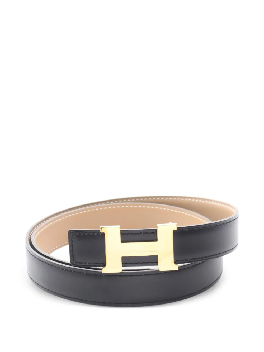 Hermès Pre-Owned 1997 Constance H-belt leather belt - Nero