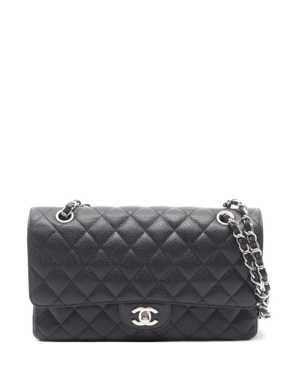 CHANEL Pre-Owned 2009-2010 quilted crossbody bag - Black