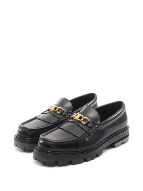 Celine Pre-Owned Margaret Triomphe leather loafers