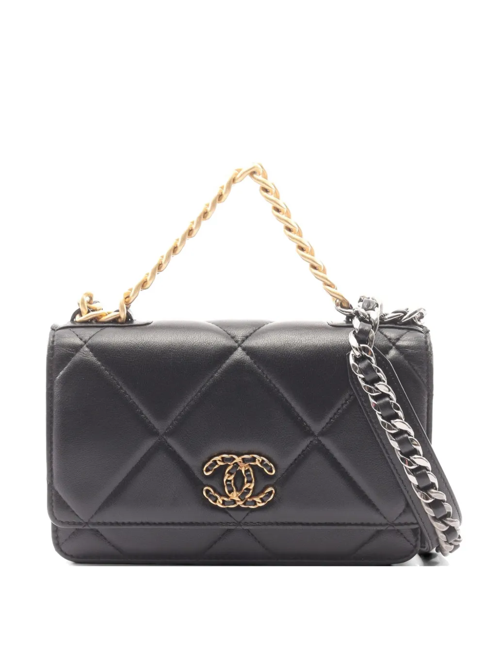 CHANEL Pre-Owned 2021 19 Dizeneuf shoulder bag - Schwarz