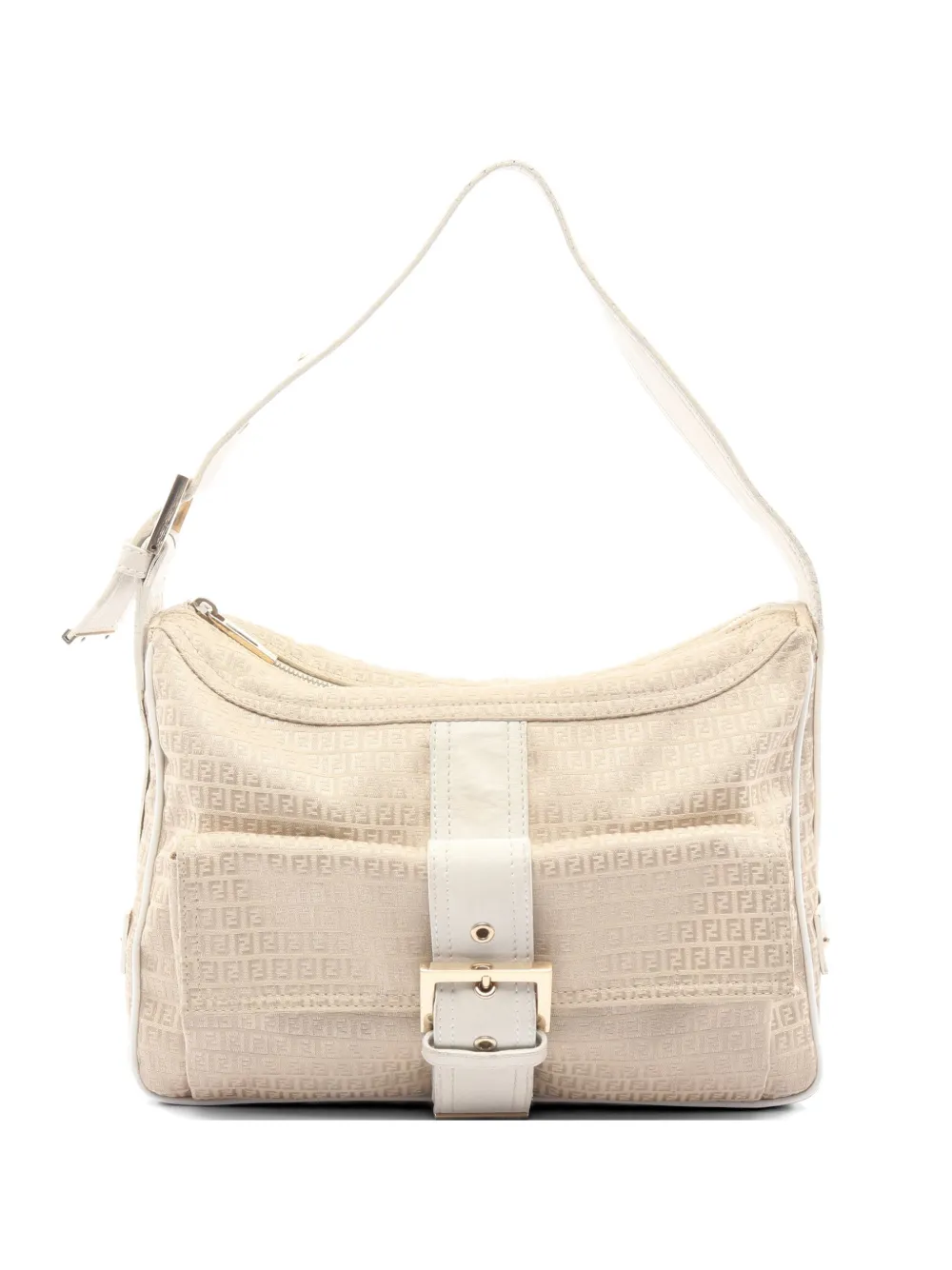 Fendi Pre-Owned 00s Zucca FF shoulder bag - Toni neutri
