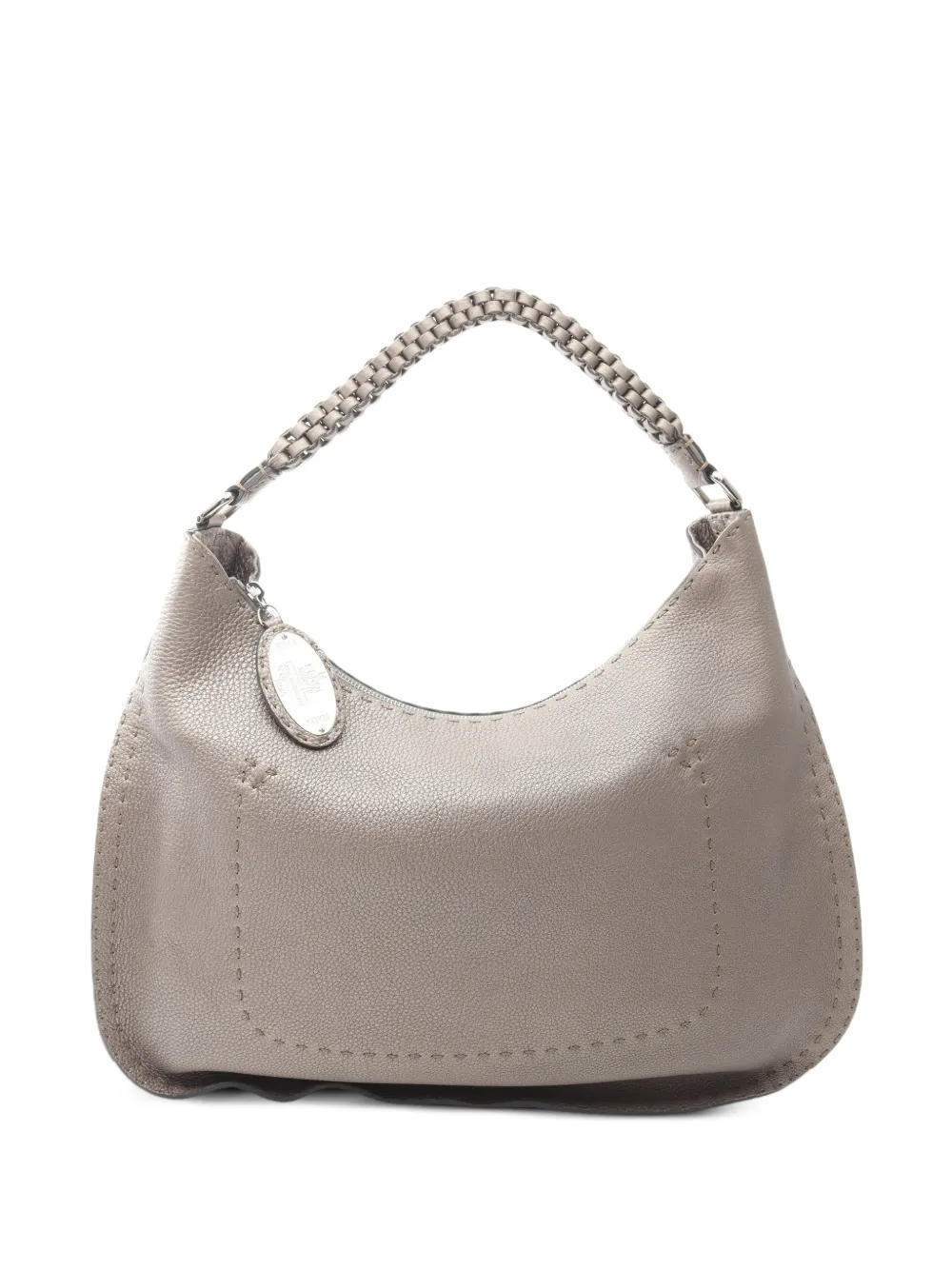 Fendi Pre-Owned 2000s Selleria braided shoulder bag - Grau