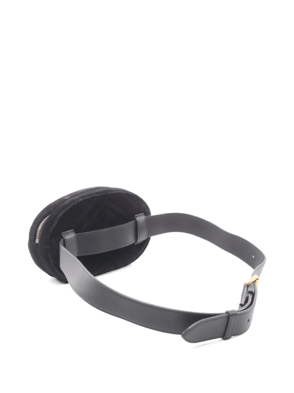 Gucci Pre-owned 10S GG Marmont Rhinestone Belt Bag in Black, view 2