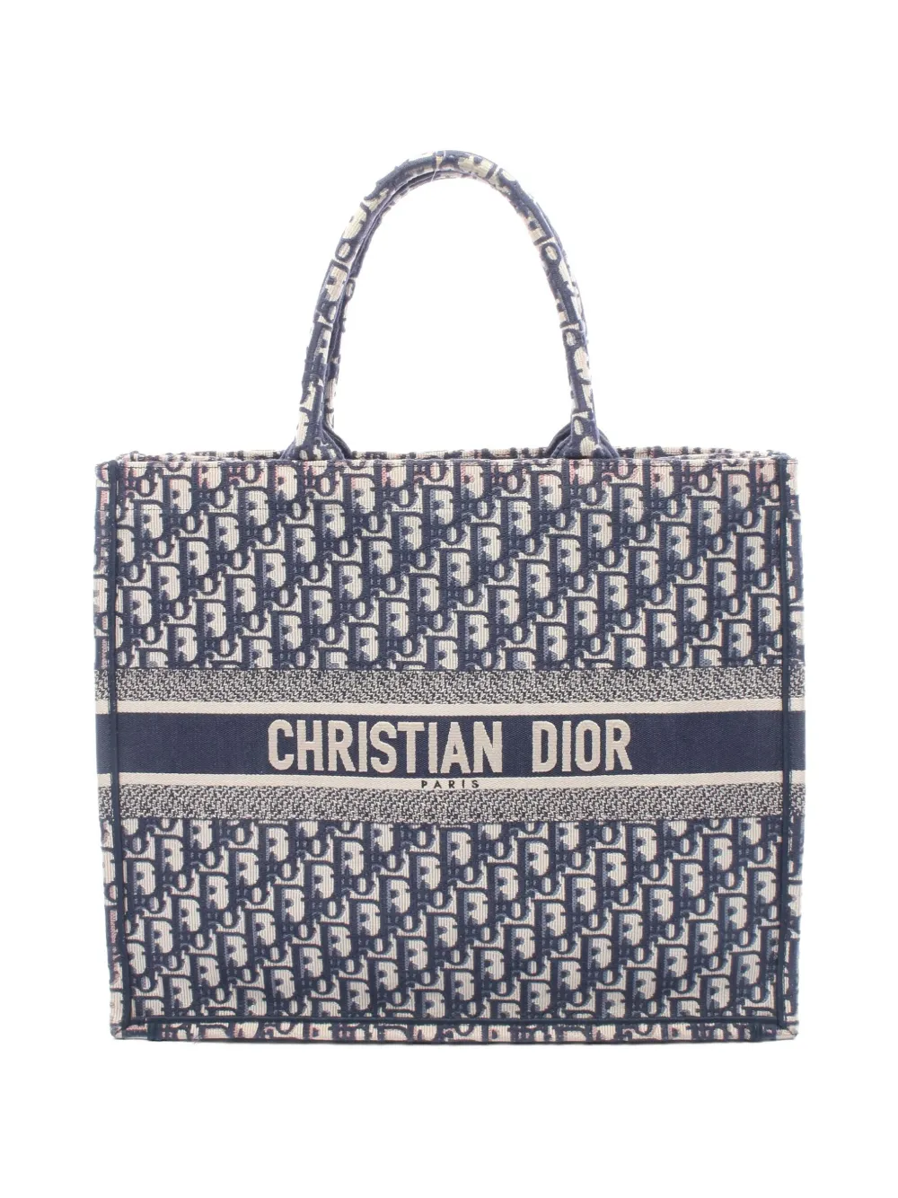 Christian Dior Pre-Owned 2000s Oblique Book tote bag - Blu