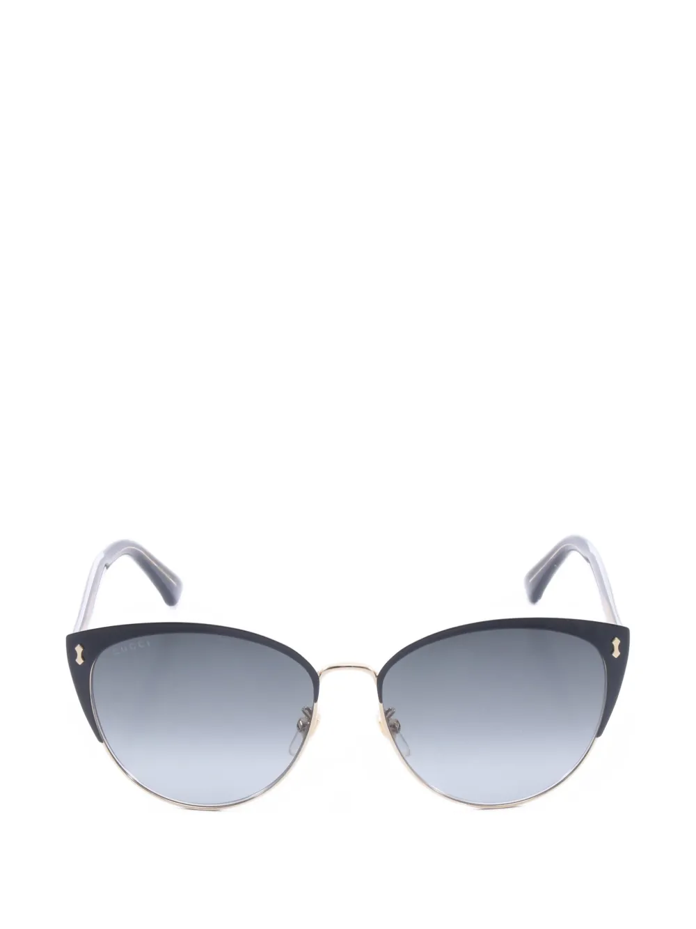 Gucci Pre-Owned 2010s cat-eye gradient sunglasses - Nero
