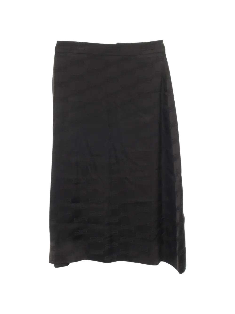Balenciaga Pre-Owned 2010s BB logo-pattern skirt - Schwarz