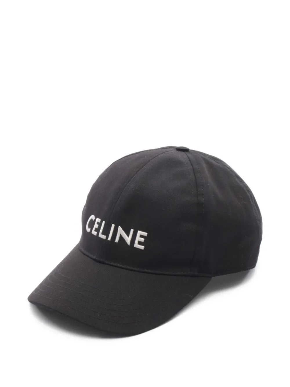 Celine Pre-Owned 2010s logo-embroidered baseball cap - Nero
