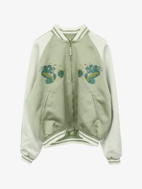 Louis Vuitton Pre-Owned 2010s Sukajan embroidered bomber jacket