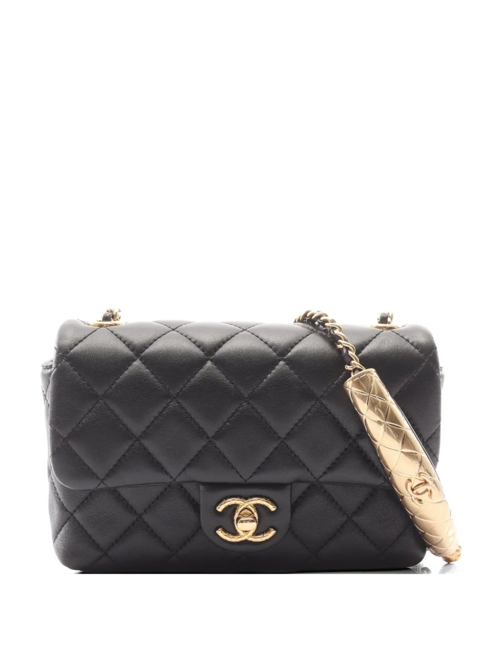 CHANEL Pre-Owned 2021s Matelassé shoulder bag - Schwarz