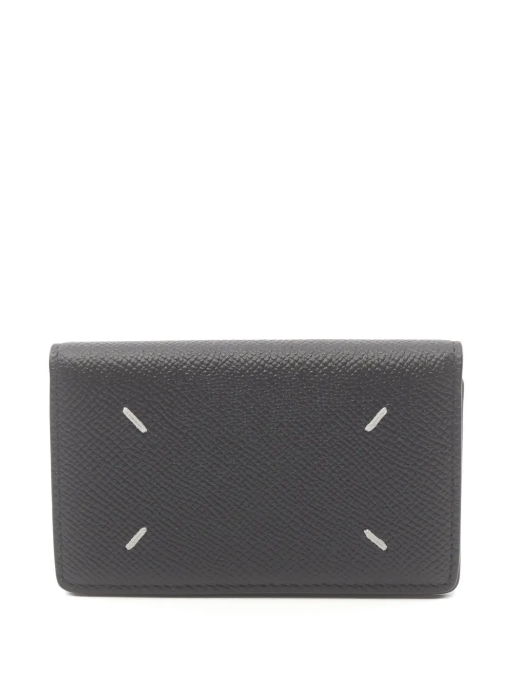 Maison Martin Margiela Pre-Owned 2020s stitch-detail card holder - Nero