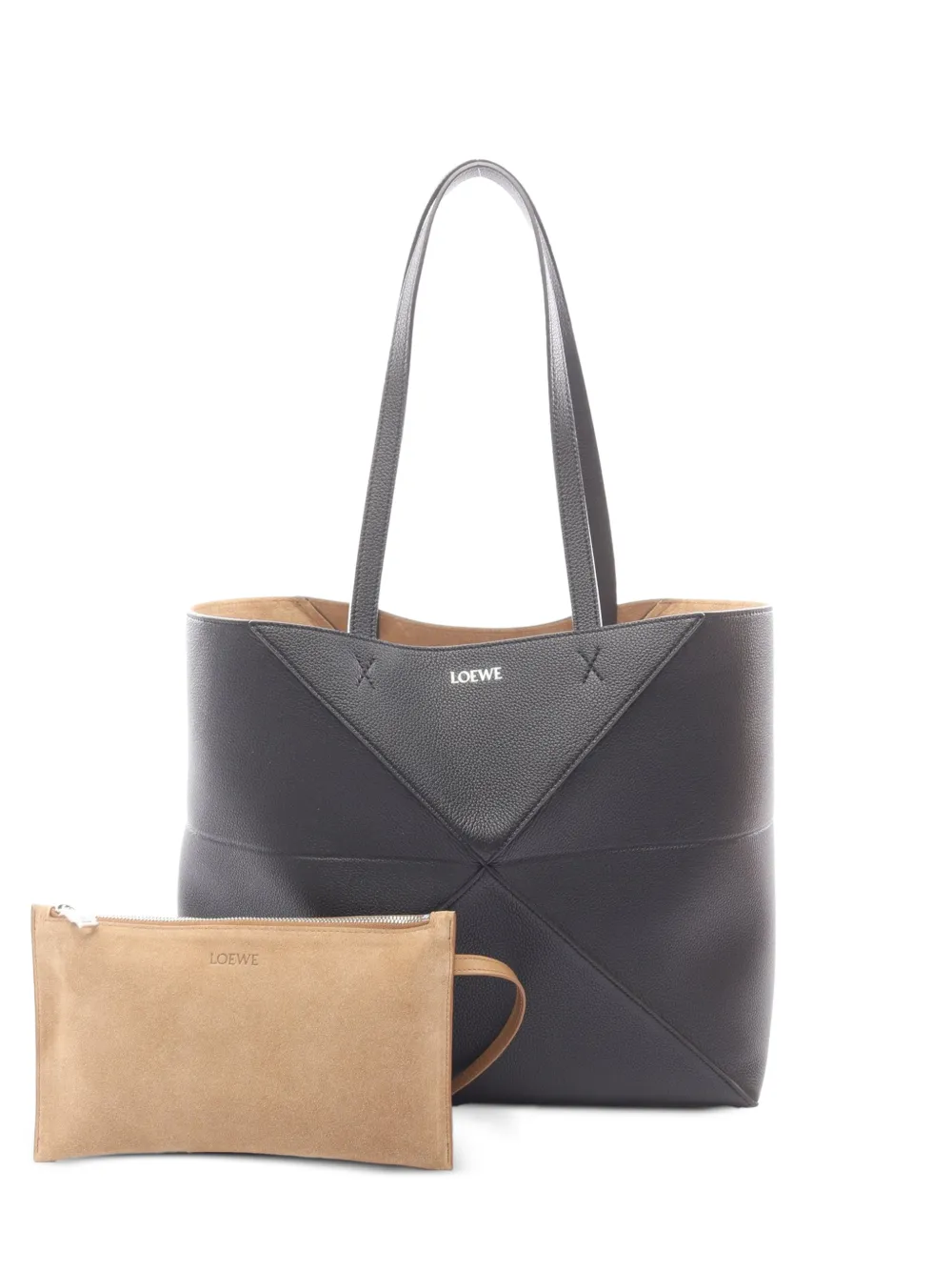 Loewe Pre-Owned Puzzle Fold tote bag - Black