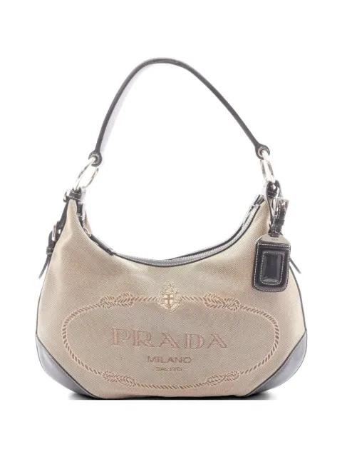 Prada Pre-Owned 2000s Logo Jacquard shoulder bag