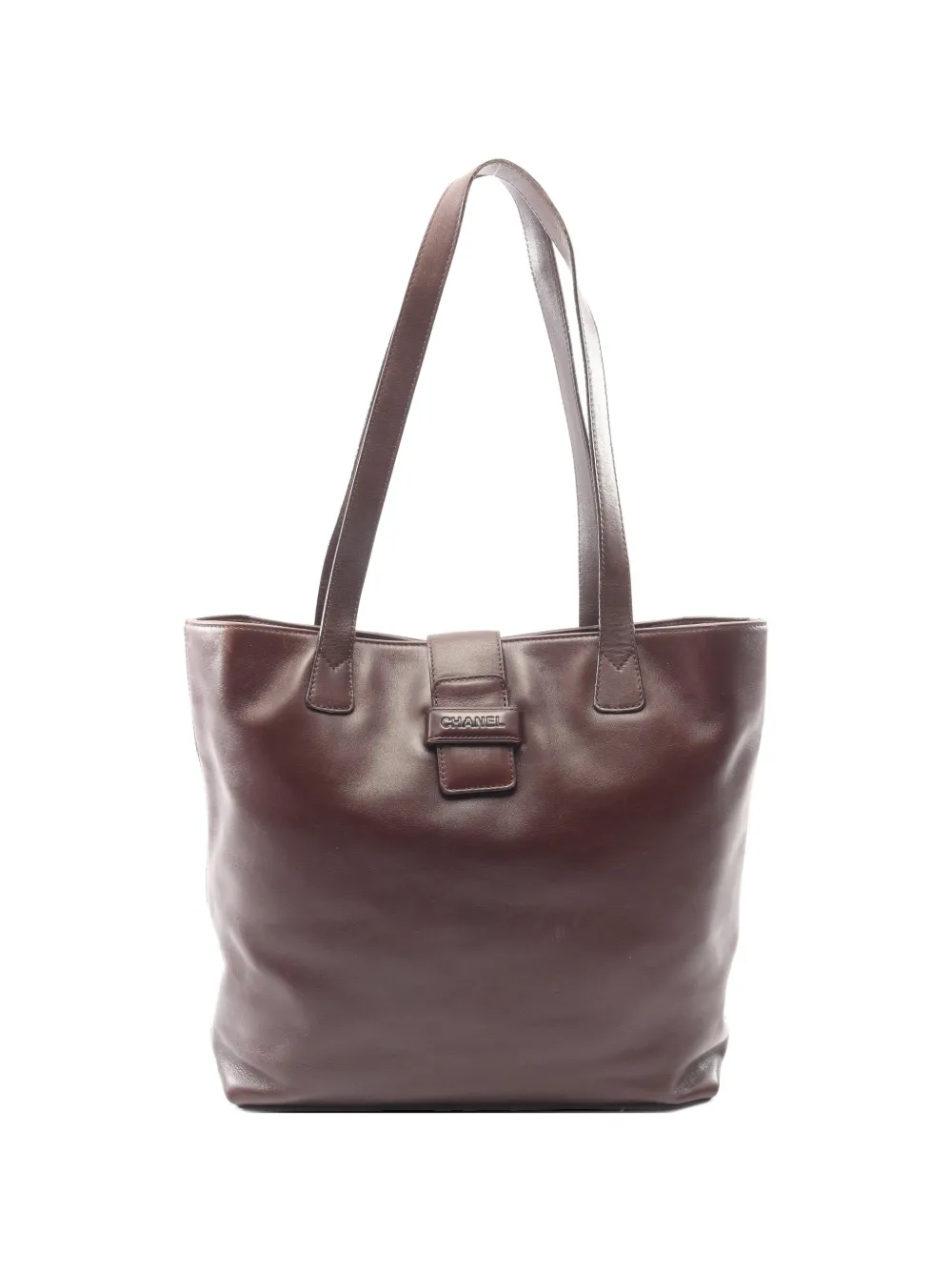 CHANEL Pre-Owned 1997-1999 leather tote bag - Braun