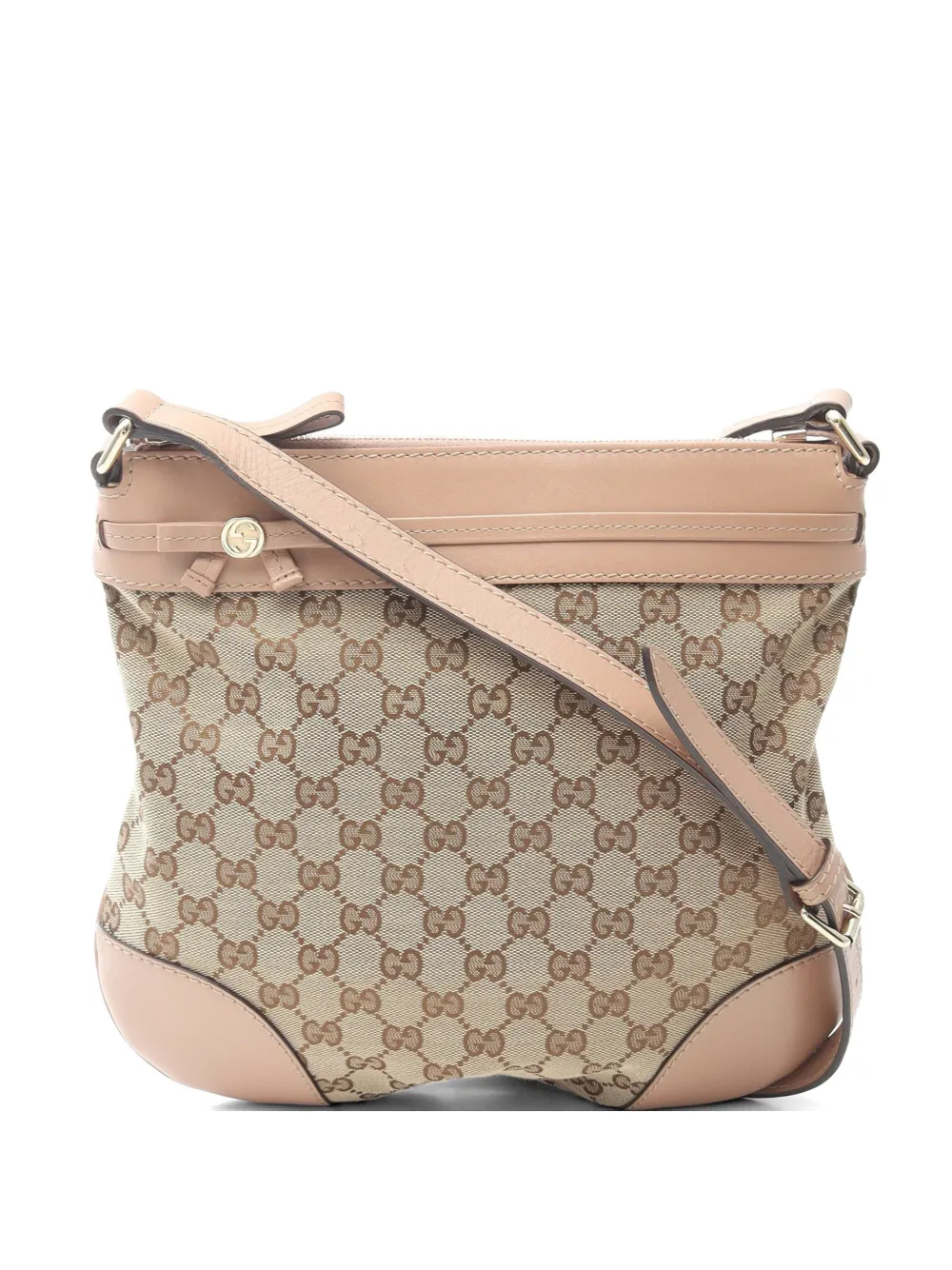 Gucci Pre-Owned 2000s Mayfair GG canvas cross body bag - Toni neutri