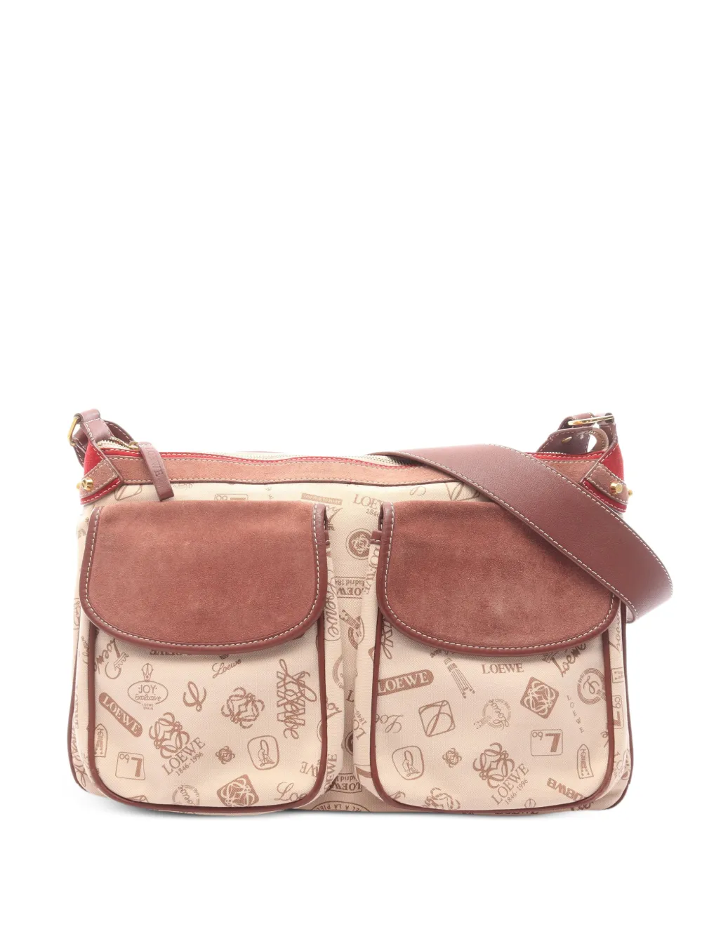 Loewe Pre-Owned 2000s 160th Anniversary crossbody bag - Toni neutri