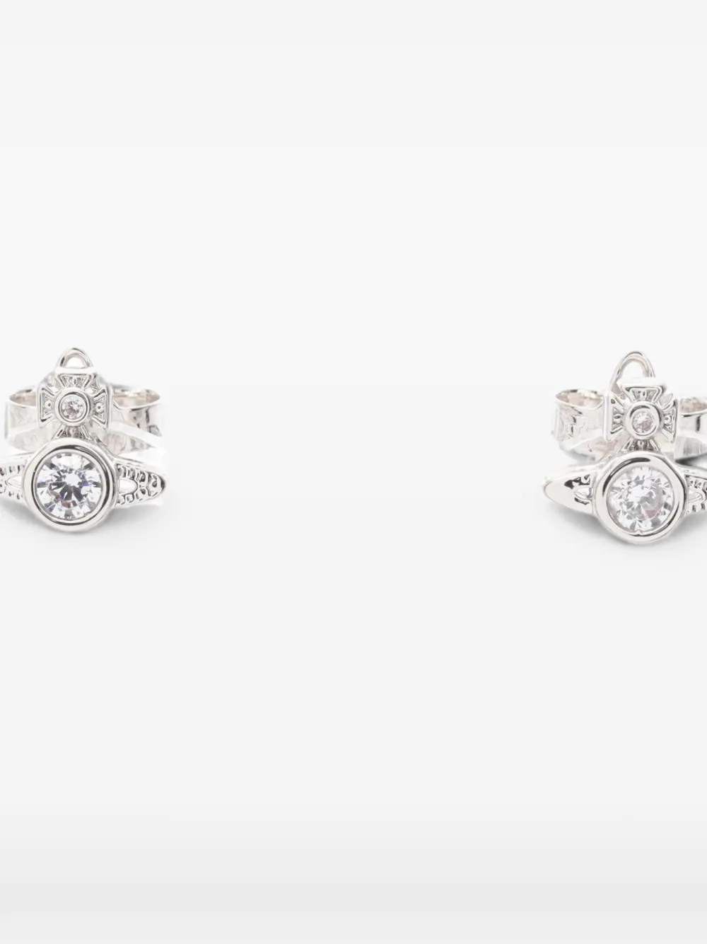 Vivienne Westwood Pre-Owned 2020s London Orb earrings - Argento