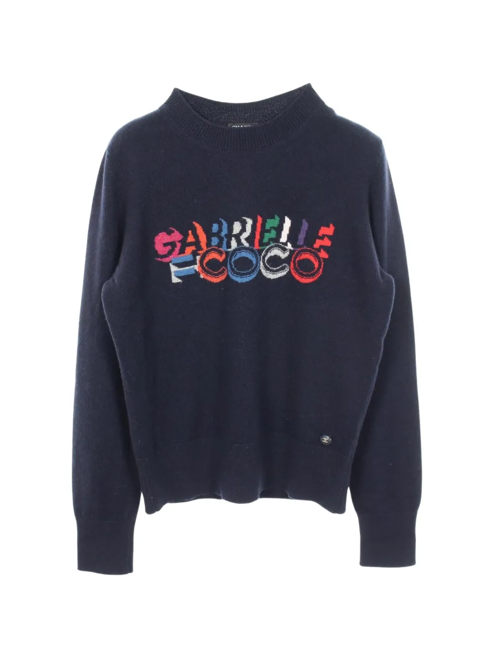 CHANEL Pre-Owned 1986-1988 Gabrielle Coco sweater - Blue