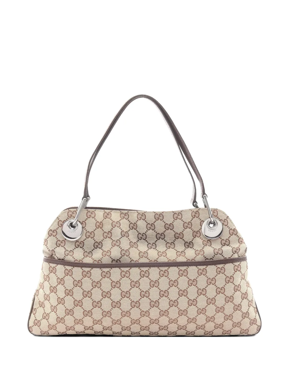 Gucci Pre-Owned 00s GG canvas shoulder bag - Nude
