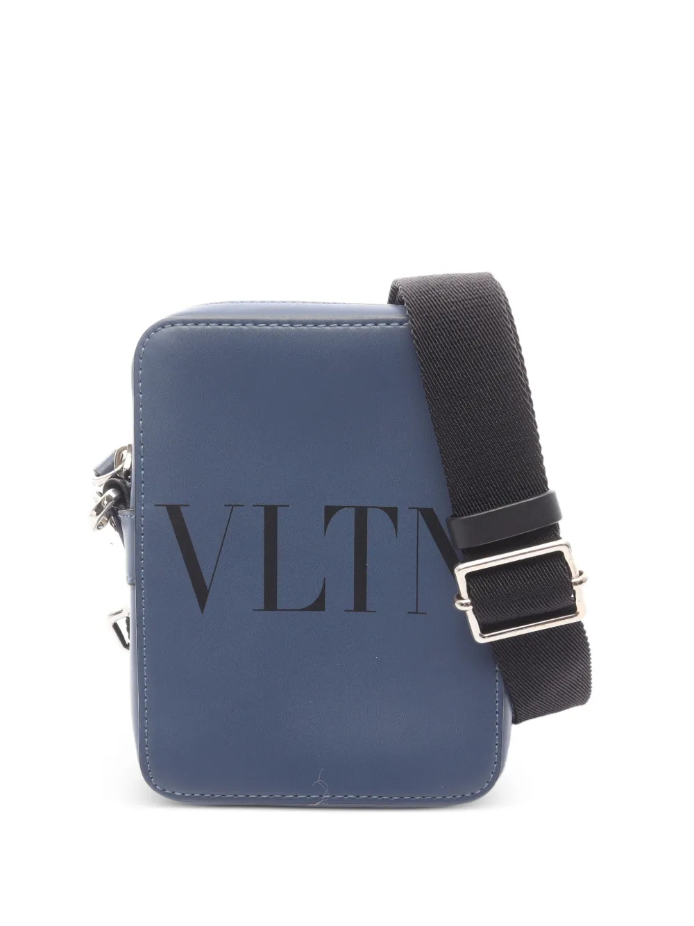 Valentino Garavani Pre-Owned 2010 leather messenger bag - Blu