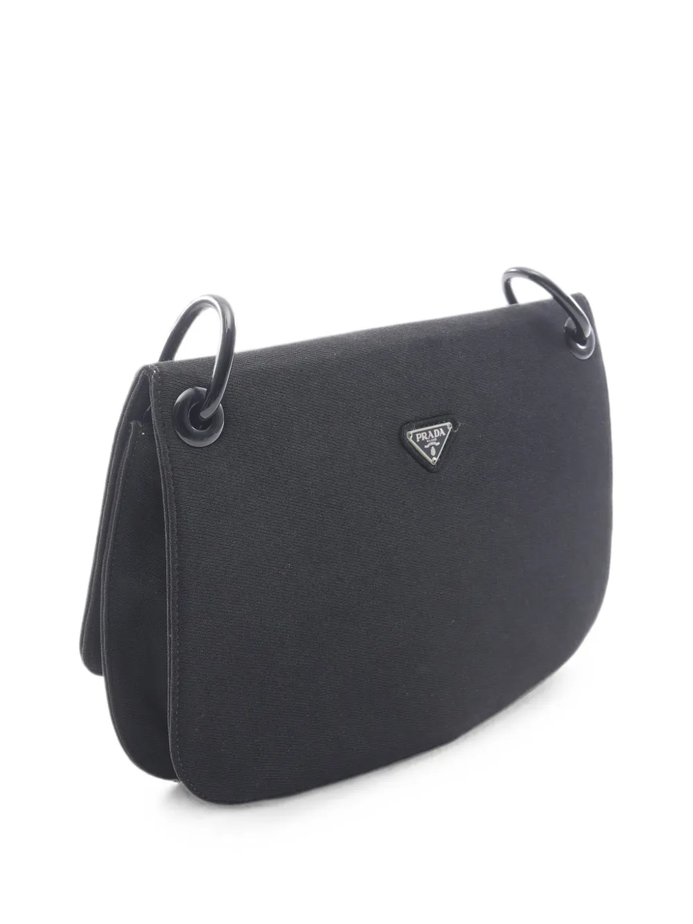 Prada Pre-Owned 2010s Tessuto Swing chain shoulder bag - Nero