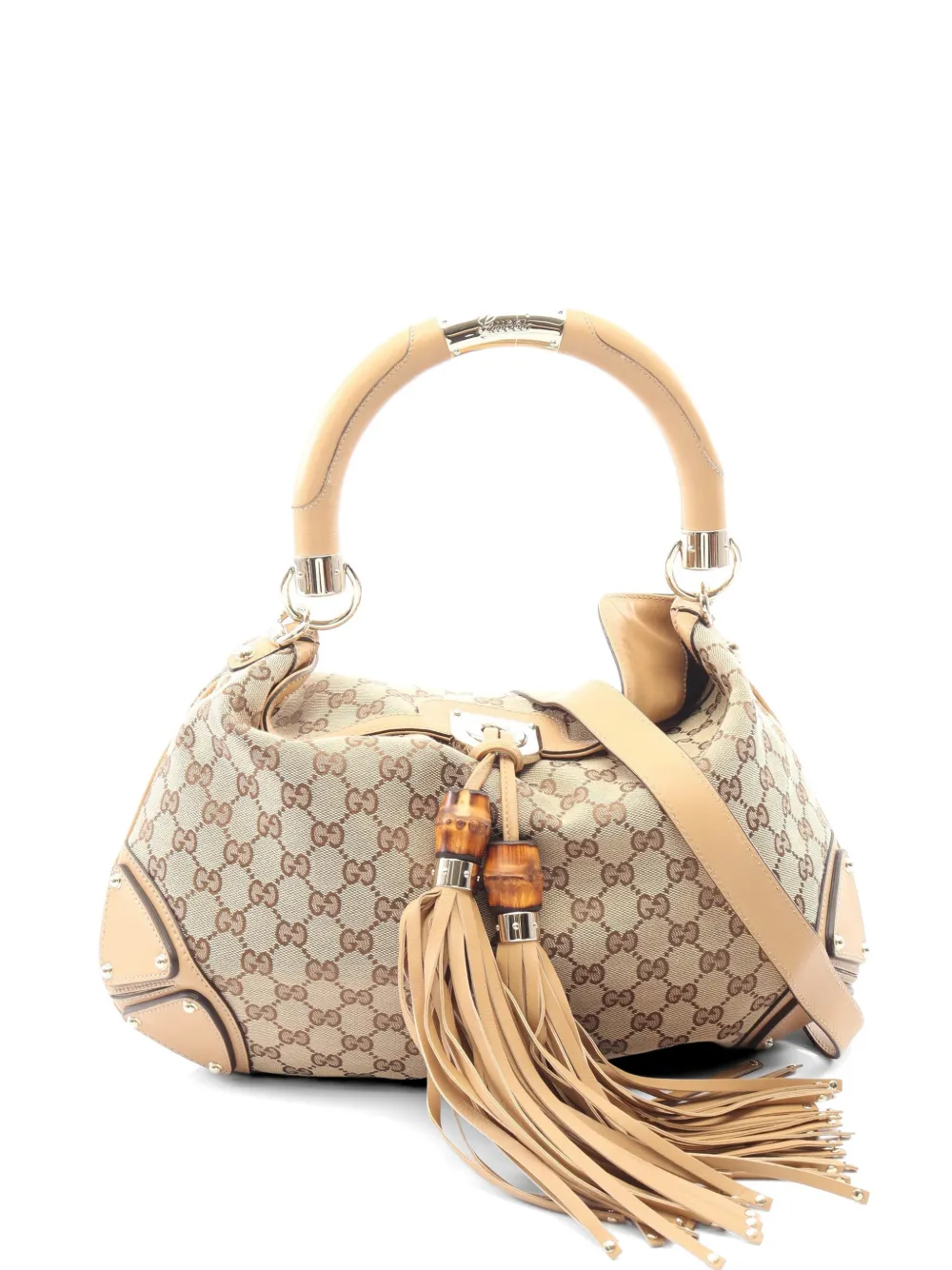 Gucci Pre-Owned 2010s Indy GG shoulder bag - Toni neutri