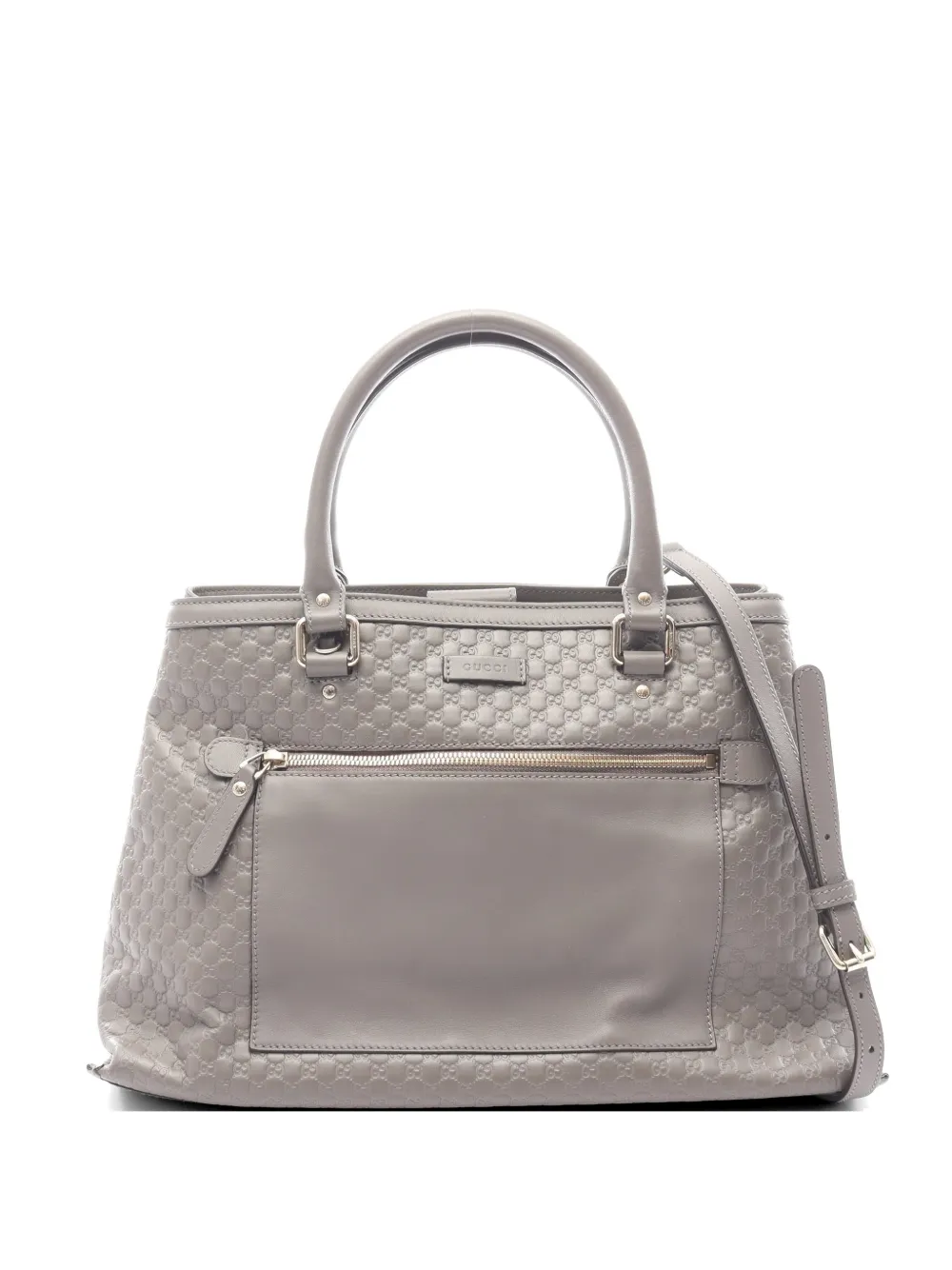 Gucci Pre-Owned 2010s Micro GG Guccissima handbag - Grigio
