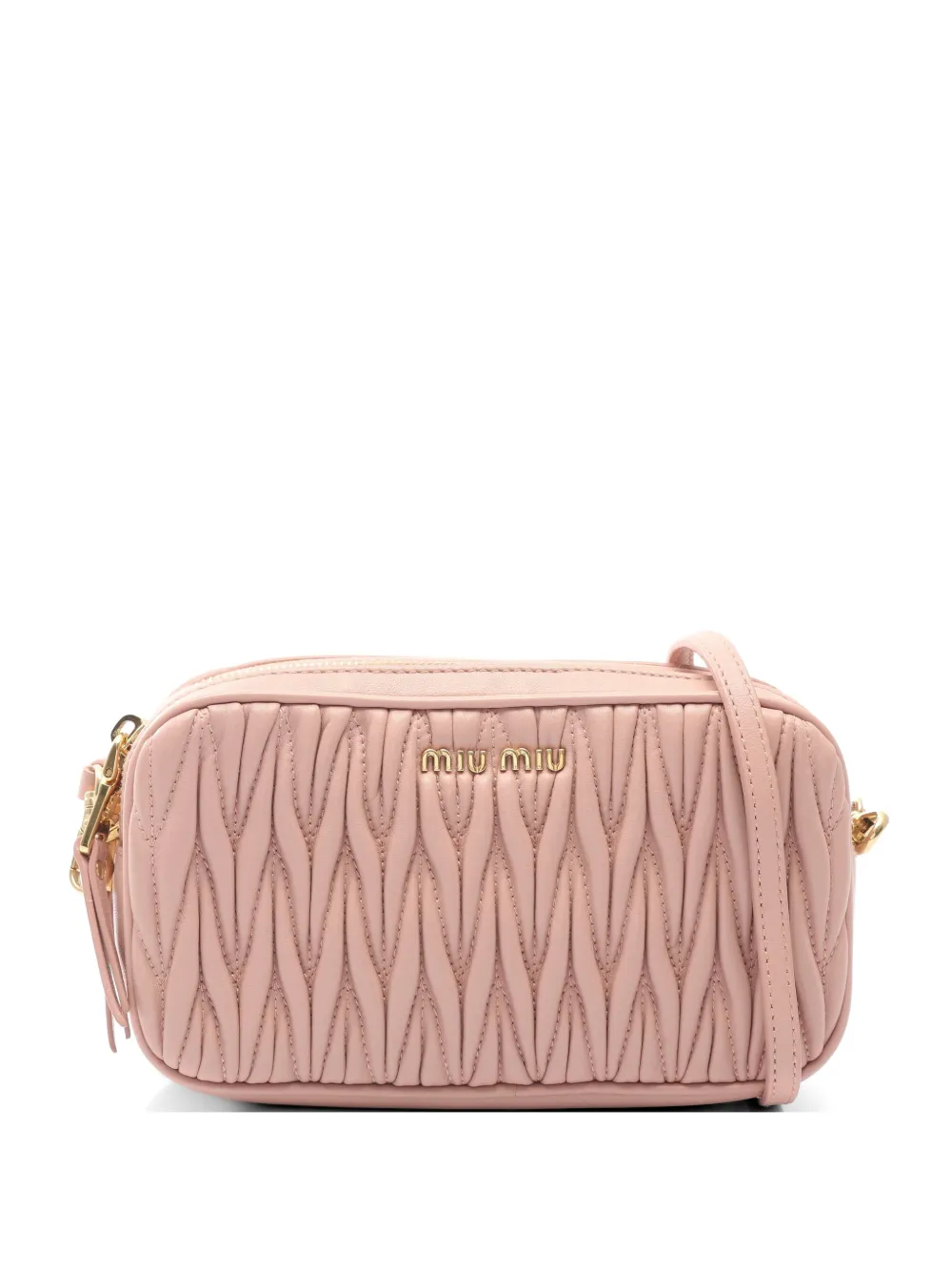 Miu Miu Pre-Owned 2010s matelassé shoulder bag - Rosa