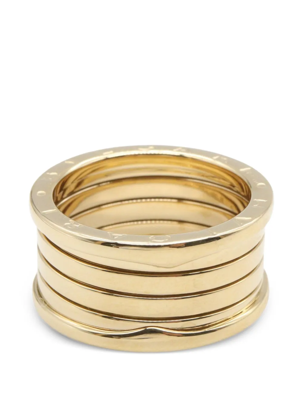 Bvlgari Pre-Owned 2010s B-zero1 four-band ring - Oro