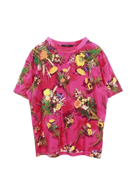 Louis Vuitton Pre-Owned 2010s floral-print T-shirt