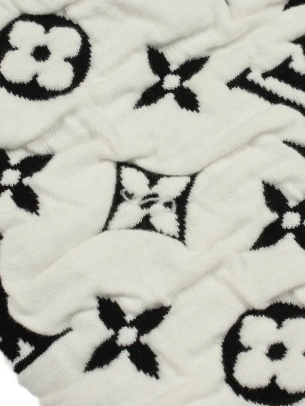 Louis Vuitton Pre-Owned 2010s Monogram Jacquard Sweater | Black