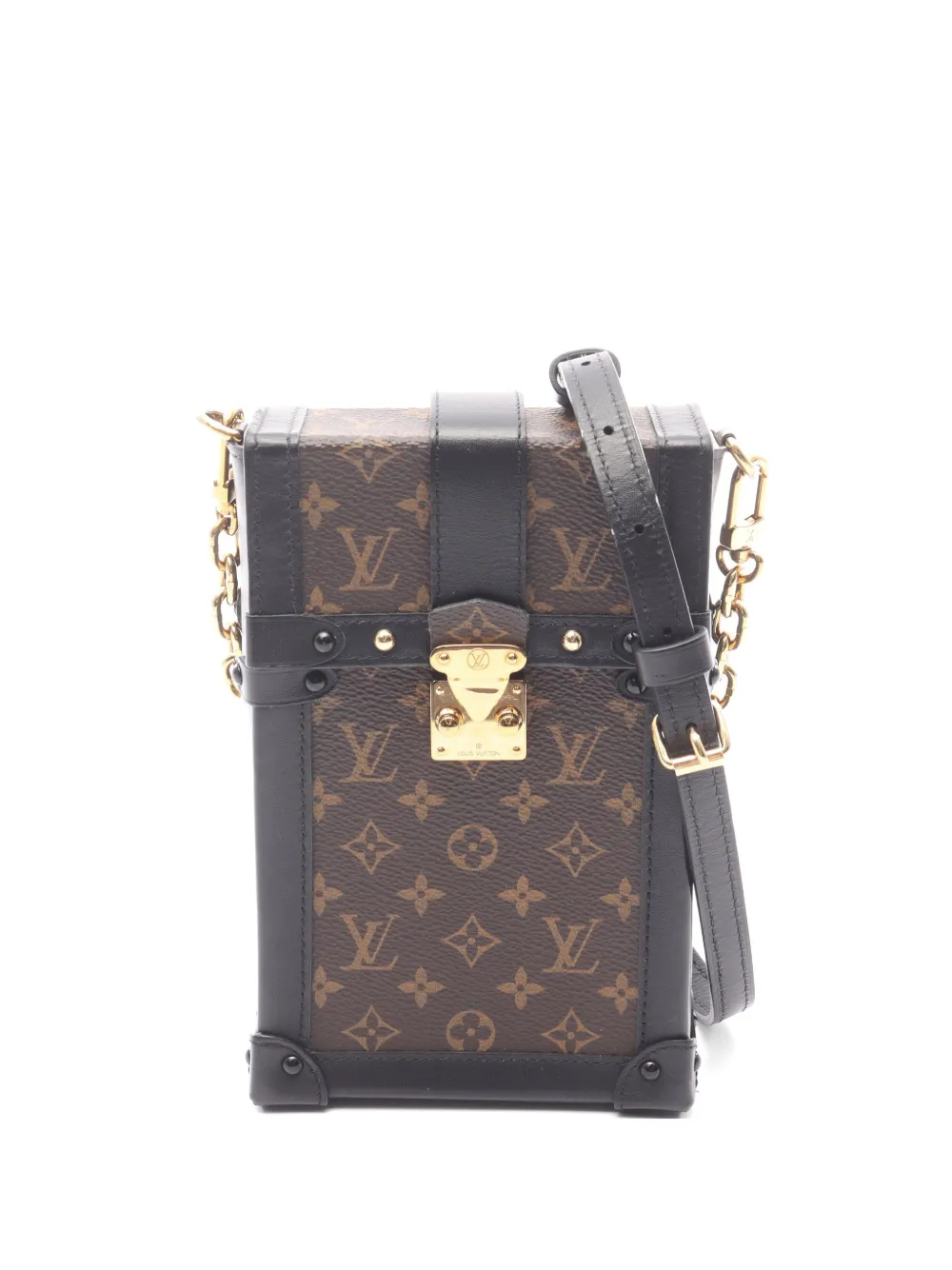 Louis Vuitton Pre-Owned 2019 Trunk Vertical Monogram shoulder bag - Brown