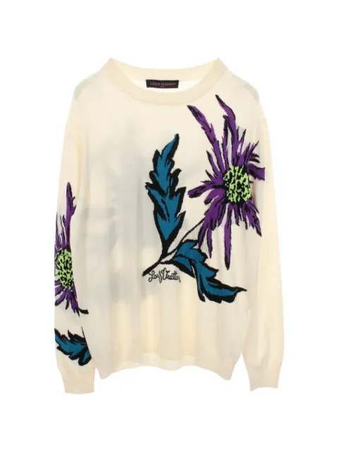 Louis Vuitton Pre-Owned Thistle intarsia sweater