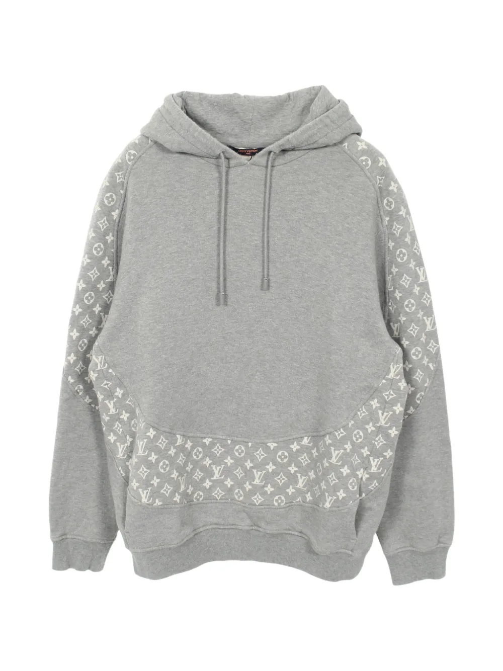 Louis Vuitton Pre-Owned 2010s monogram circle cut hoodie - Grey