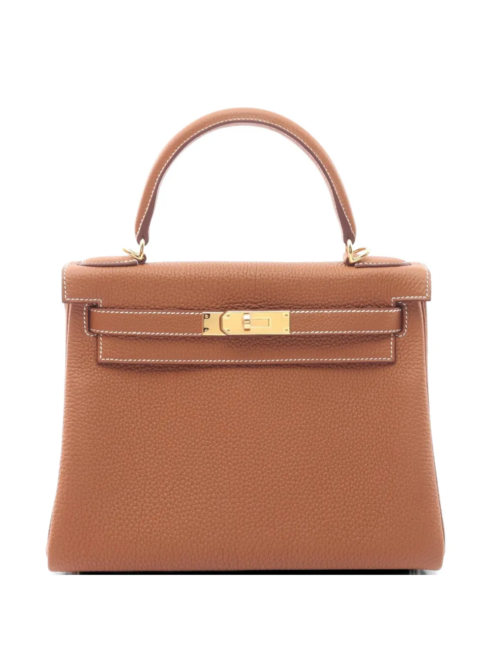 Hermès Pre-Owned 28 Kelly Togo leather tote bag - Marrone