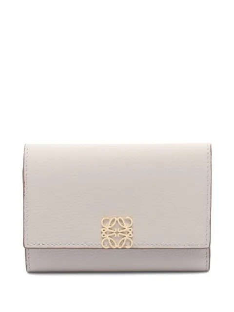 Loewe Pre-Owned 2020s small Anagram vertical trifold wallet