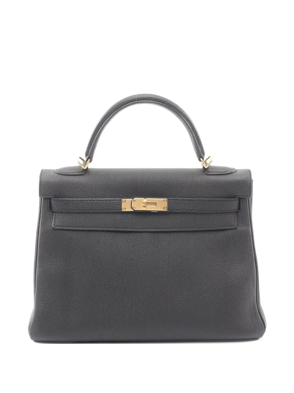 Hermès Pre-Owned 2017 32 Kelly leather handbag - Nero