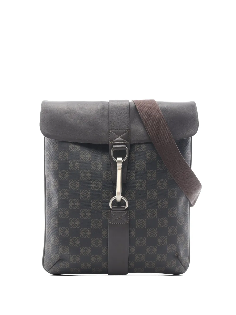 Loewe Pre-Owned 2010s Anagram shoulder bag - Marrone