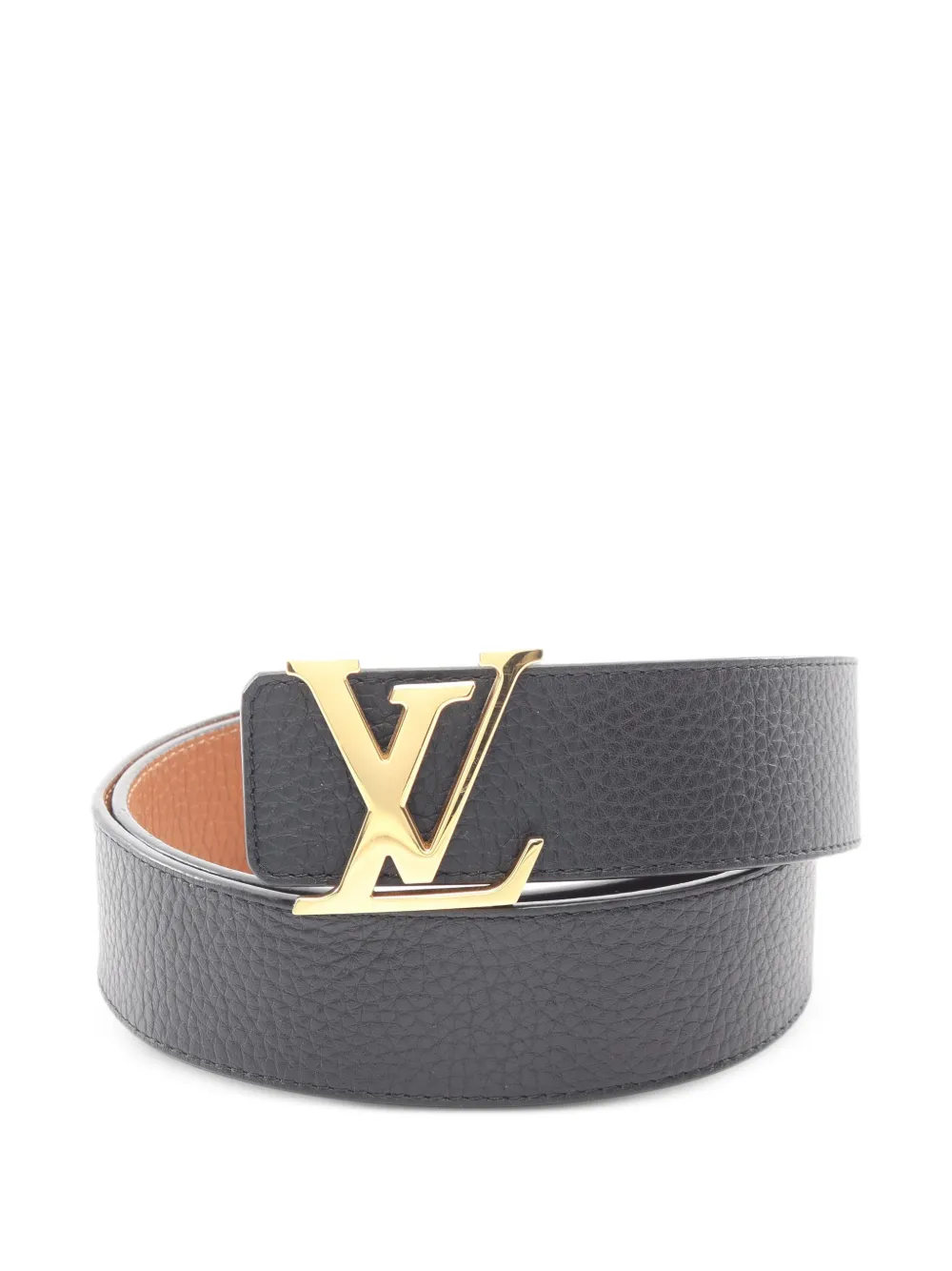 Louis Vuitton Pre-Owned 2018 logo leather belt - Nero