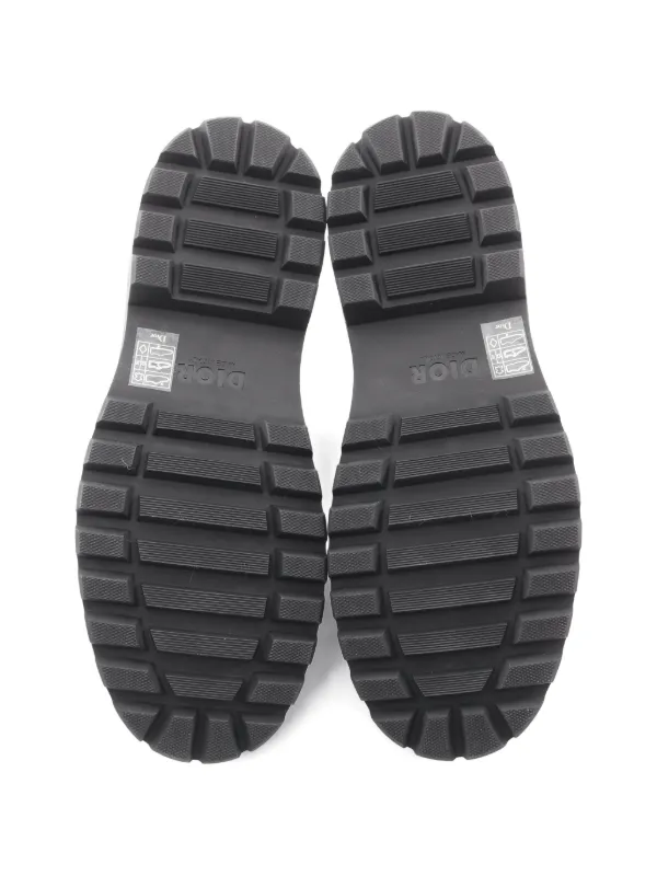 Christian Dior Pre-Owned x Sacai Explorer 'Derby' レザースニーカー