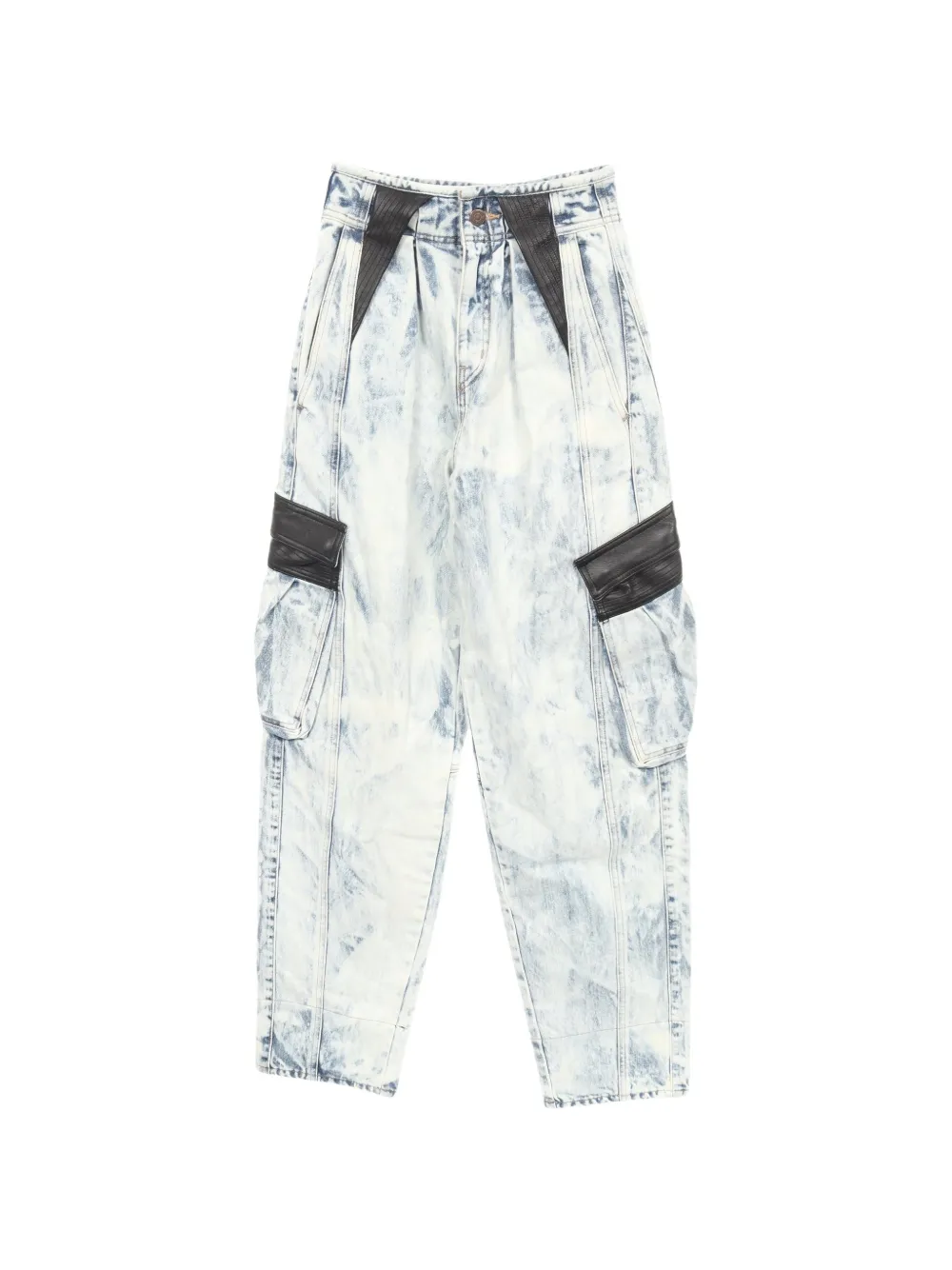 Celine Pre-Owned 2000s tie-dye parachute pants - Blue
