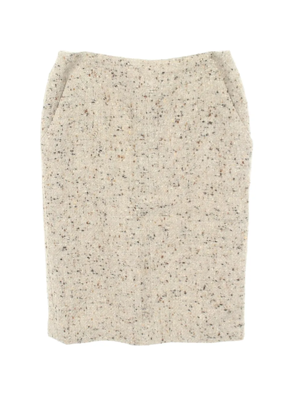 CHANEL Pre-Owned 1986-1988 99A tweed skirt - Toni neutri