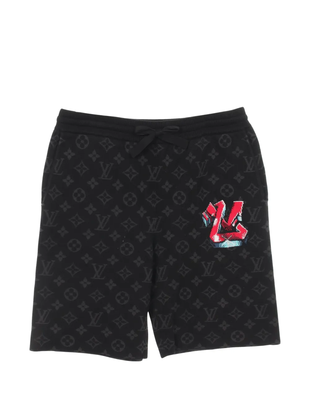Louis Vuitton Pre-Owned 2000s Graffiti Monogram track pants - Nero