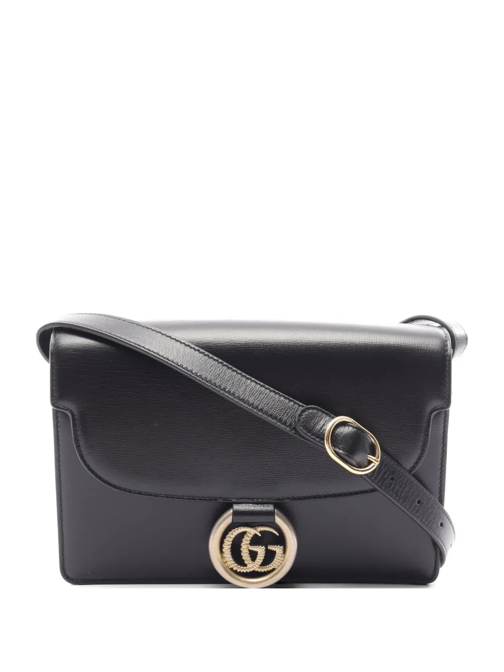 Gucci Pre-Owned 2010s Double G shoulder bag - Nero