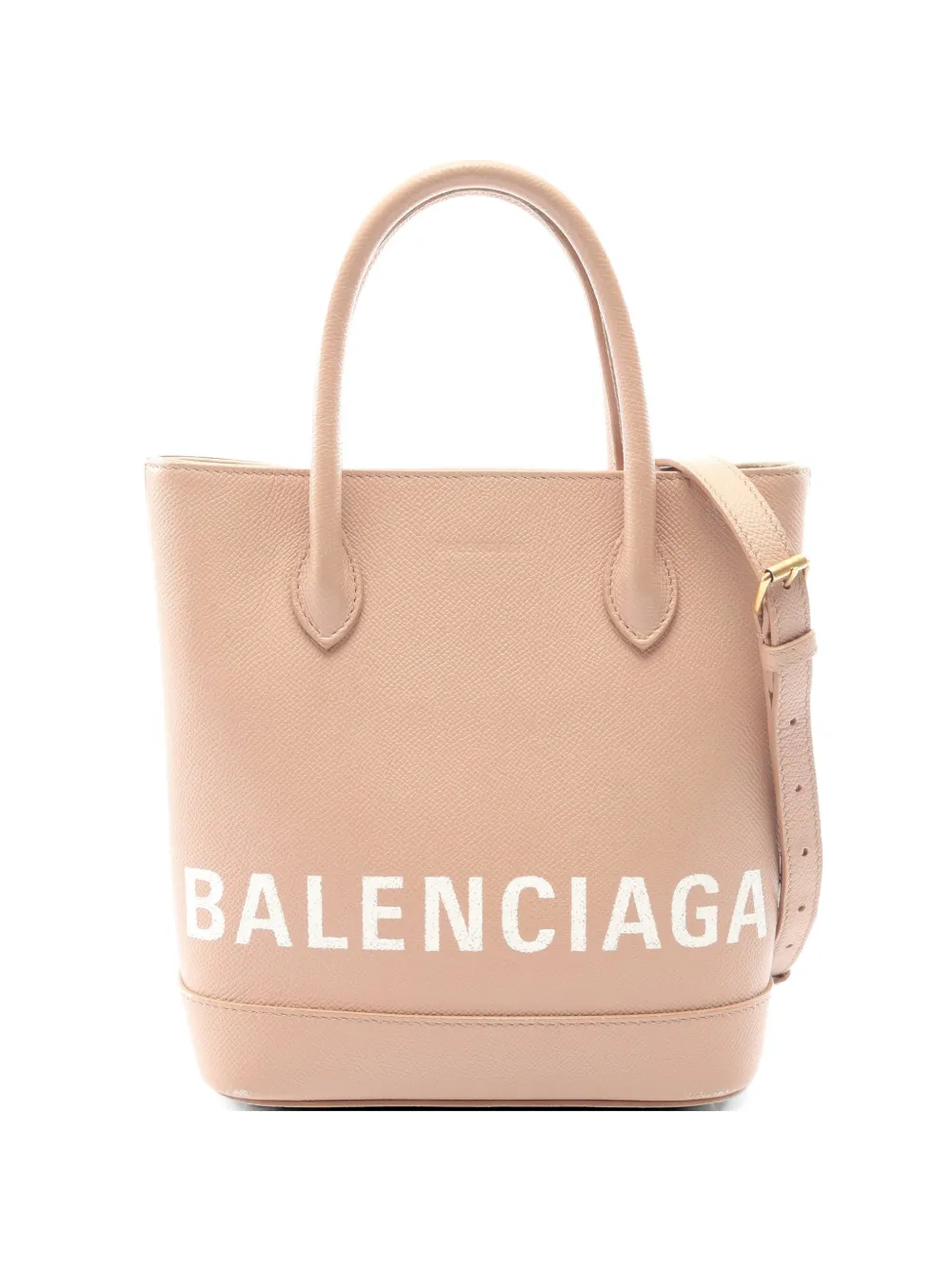 Balenciaga Pre-Owned 2000s Ville XXS leather bucket bag - Rosa
