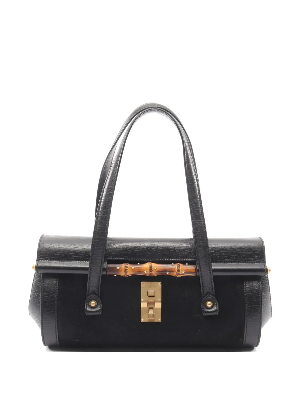 Gucci Pre-Owned 2010s Bamboo Bullet shoulder bag - Nero